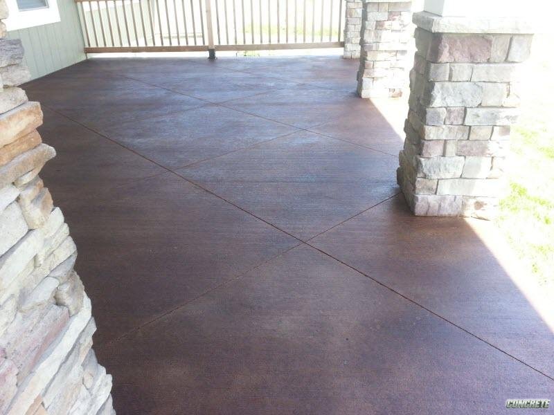 Stained Concrete Floor